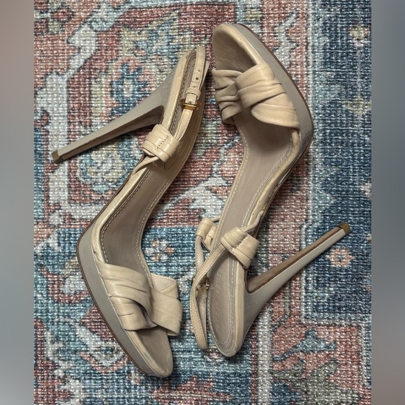 Burberry Leather Slingback Sandals – Size 8 - Picture 5 of 9